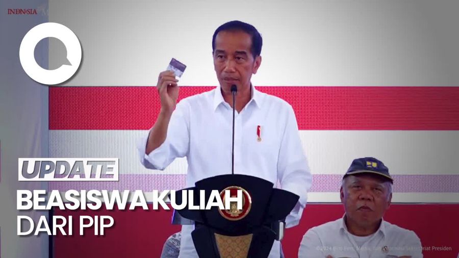 Jokowi Sebut 960 Ribu Anak Dapat Beasiswa Kuliah PIP