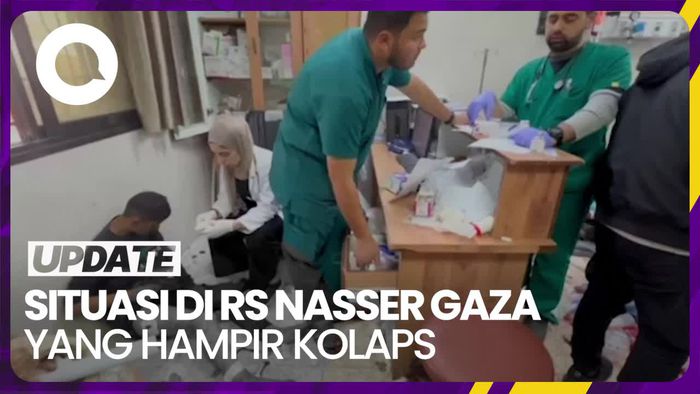 RS Nasser di Gaza Kini di Ambang Kehancuran