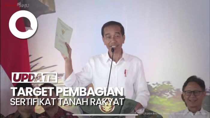 Sempat Terhambat Covid, Jokowi Ingin Sertifikat Tanah Rakyat Segera Tuntas