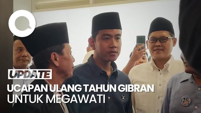 Ucapan Selamat Ulang Tahun dari Gibran untuk Megawati