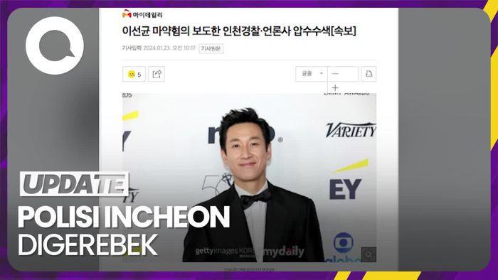 Polisi Incheon Digerebek Karena Investigasi Narkoba Lee Sun Kyun