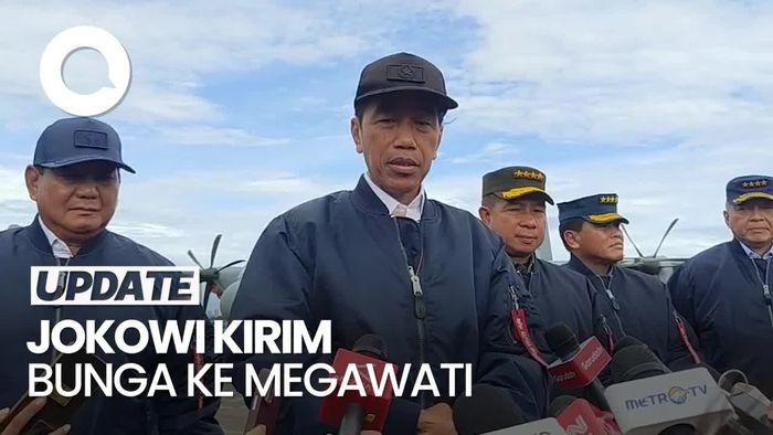 Kata Jokowi soal Kirim Bunga Ucapan Ulang Tahun untuk Megawati