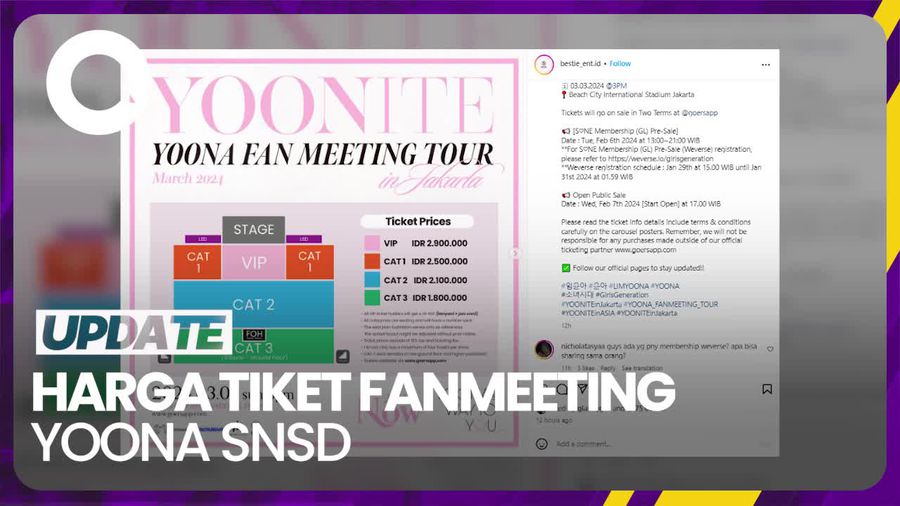 Harga Tiket-Jadwal Fanmeeting Yoona SNSD di Jakarta 