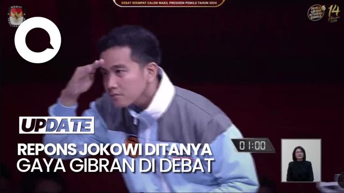 Jokowi soal Penampilan Gibran di Debat Pilpres: Saya Nggak Mau Nilai