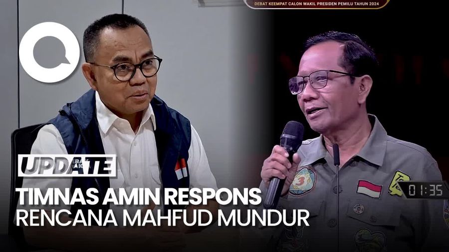 Sudirman Said Respons Rencana Mahfud yang Mau Mundur dari Menteri