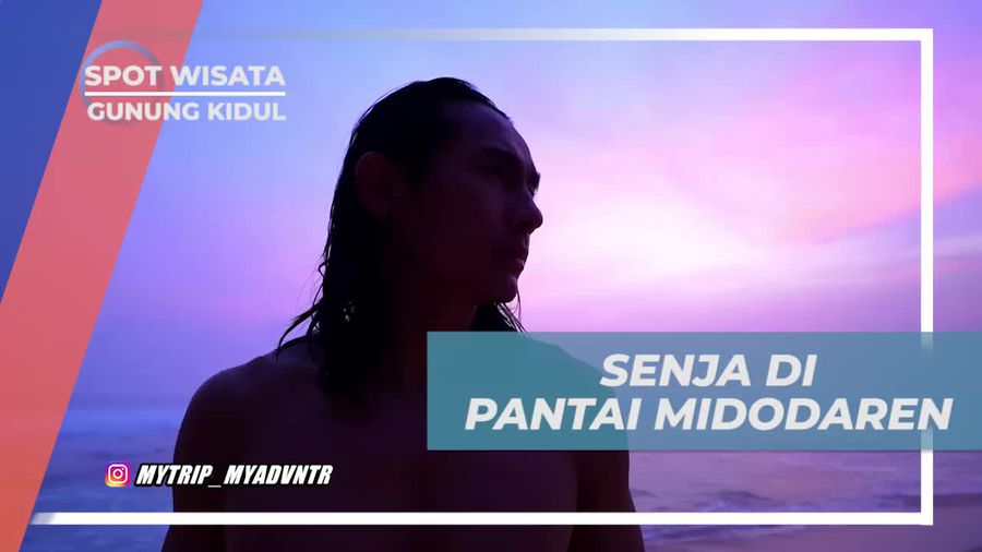 Menikmati Suasana Senja di Pantai Midodaren Gunung Kidul 