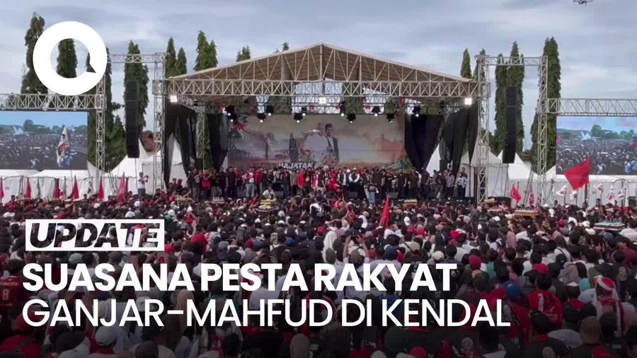Ganjar Hadiri Pesta Rakyat di Kendal: Ini Energi Buat Kita