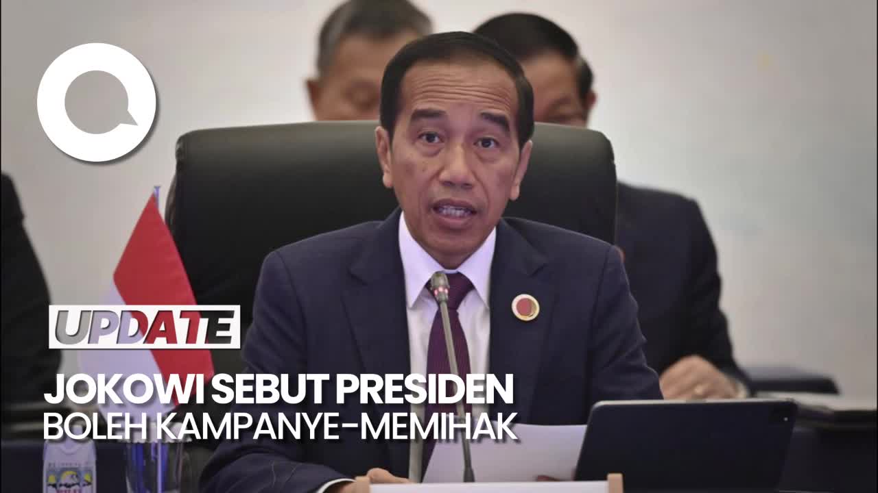 Jokowi Sebut Presiden Boleh Kampanye-Memihak, Menteri Juga Boleh