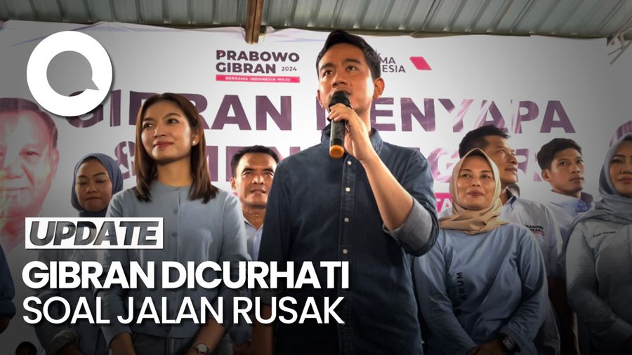 Dicurhati Warga soal Jalan, Gibran: Jateng Rusak Semua, Tapi Solo Halus
