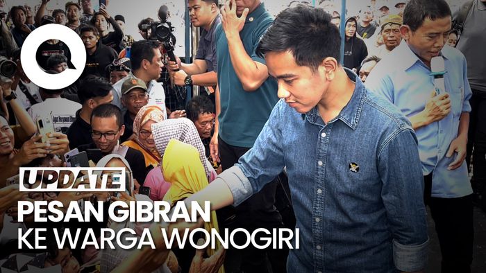 Kampanye di Wonogiri, Gibran: Jangan Menghina Program Capres Lain