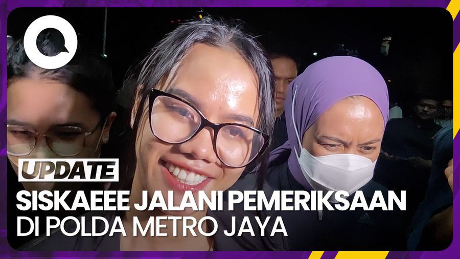 Tiba di Polda Metro Jaya, Siskaeee Langsung Jalani Pemeriksaan