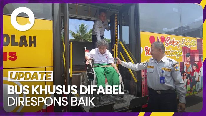 Respons Positif Wali Murid soal Adanya Bus Gratis Khusus Difabel