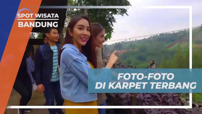 Berfoto Cantik di Karpet Terbang Dago Dream Park Bandung 