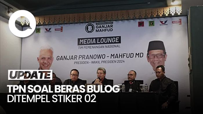 TPN Pertimbangkan Lapor ke Bawaslu soal Beras Bulog Ditempel Stiker Paslon 02