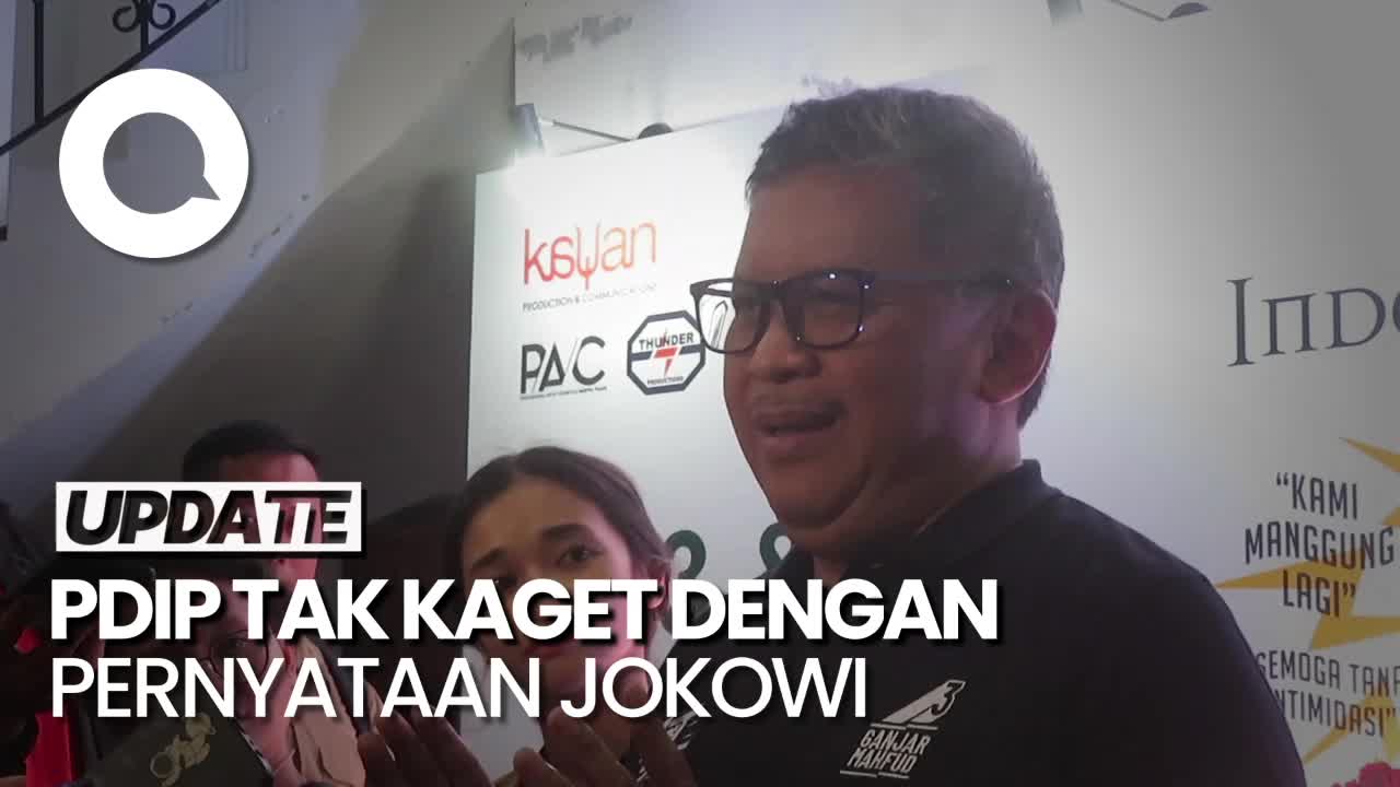 PDIP Soal Jokowi Sebut Presiden Boleh Memihak: Sudah Diprediksi