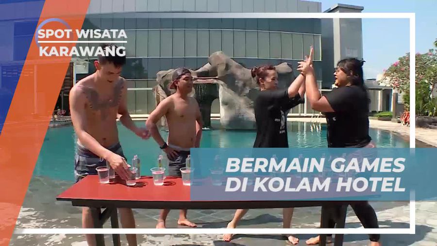 Tantangan Floaties Seru di Kolam Penginapan Karawang 
