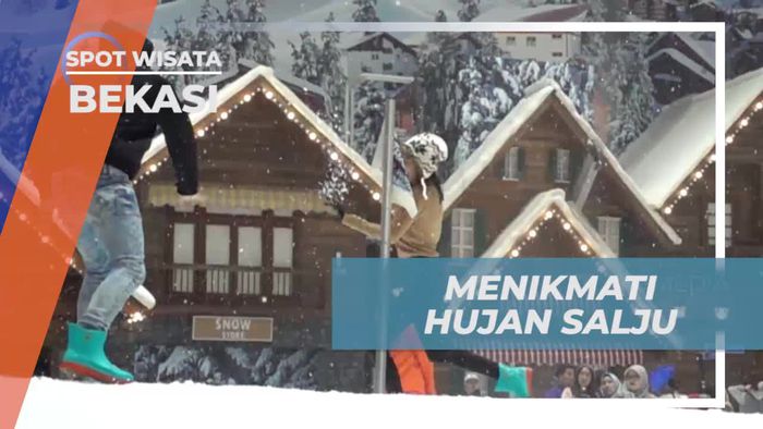 Merasakan Suasana Hujan Salju di Trans Snow World Bekasi 