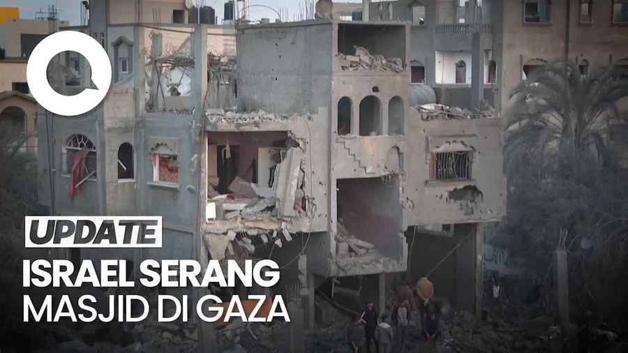 Israel Gempur Masjid di Rafah Gaza, 5 Orang Tewas