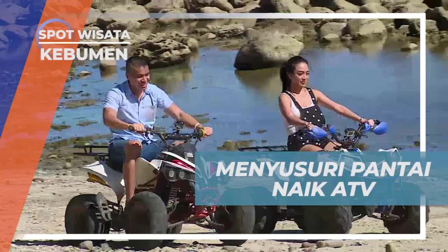 Menyusuri Pantai Menganti Kebumen Dengan Naik ATV