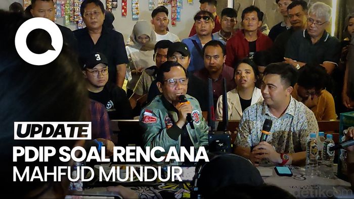 PDIP Ungkap Rencana Mahfud Mundur Sudah Dibahas Parpol Koalisi