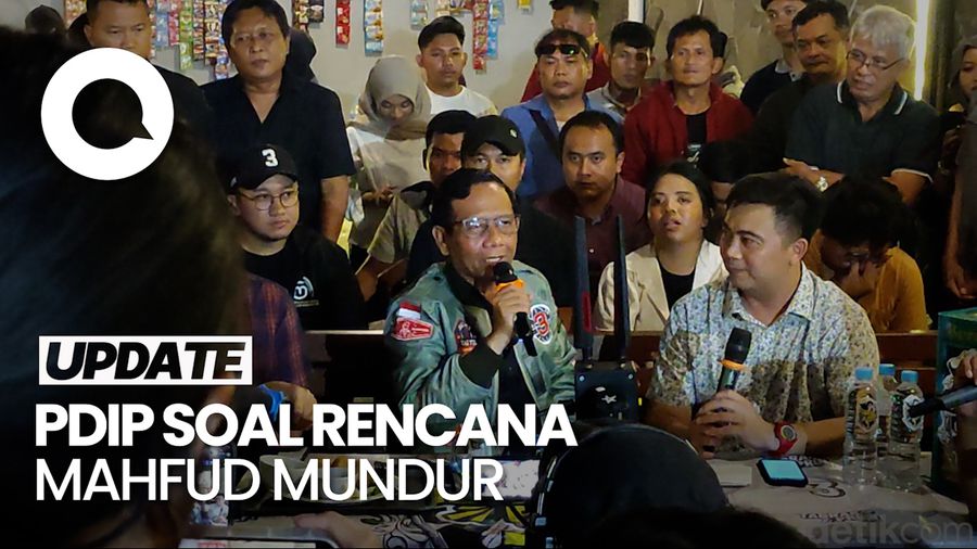 PDIP Ungkap Rencana Mahfud Mundur Sudah Dibahas Parpol Koalisi