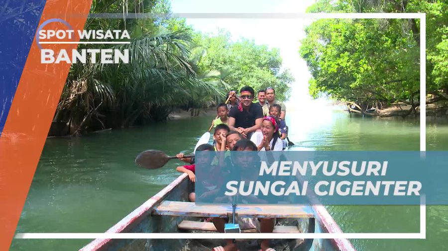 Menyusuri Sungai Cigenter Sejauh 2 Kilometer, Banten