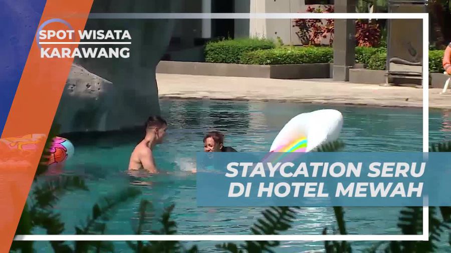 Staycation Seru di Penginapan Bernuansa Mewah di Karawang 
