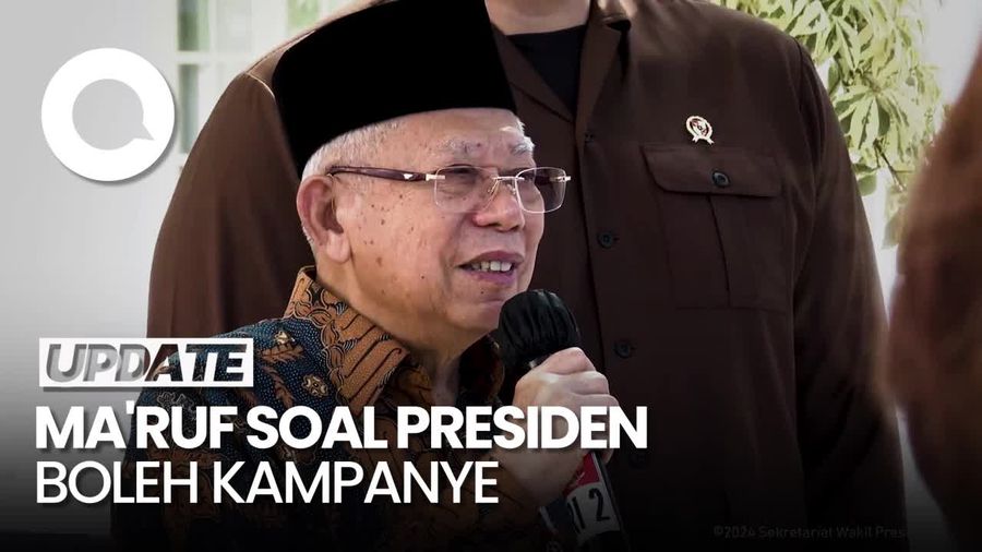 Jokowi Bilang Presiden Boleh Memihak, Maruf : Saya Netral