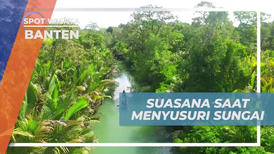Nyanyian Alam Menemani Penyusuran Sungai Cigenter Banten