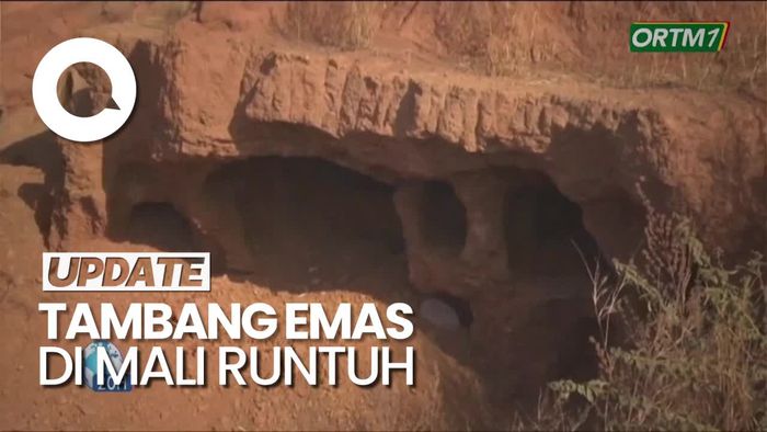 Penampakan Tambang Emas Ilegal di Mali Runtuh, 70 Orang Tewas