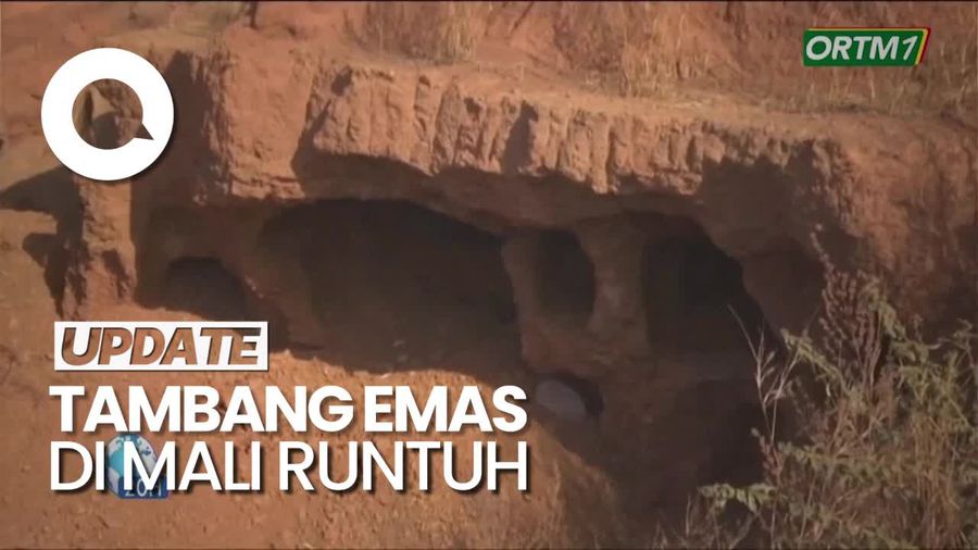 Penampakan Tambang Emas Ilegal di Mali Runtuh, 70 Orang Tewas
