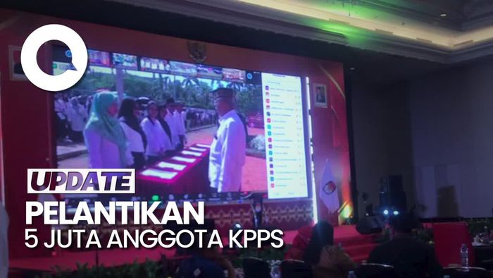 KPU Pantau Pelantikan 5 Juta Anggota KPPS Secara Serentak