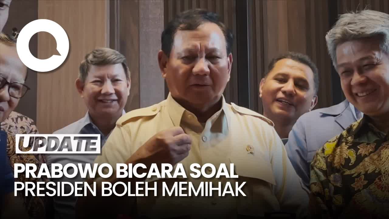 Kata Prabowo Soal Jokowi Sebut Presiden Boleh Memihak