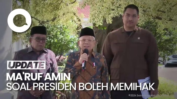 Pernyataan Maruf Amin di Tengah Pro dan Kontra Presiden Boleh Memihak