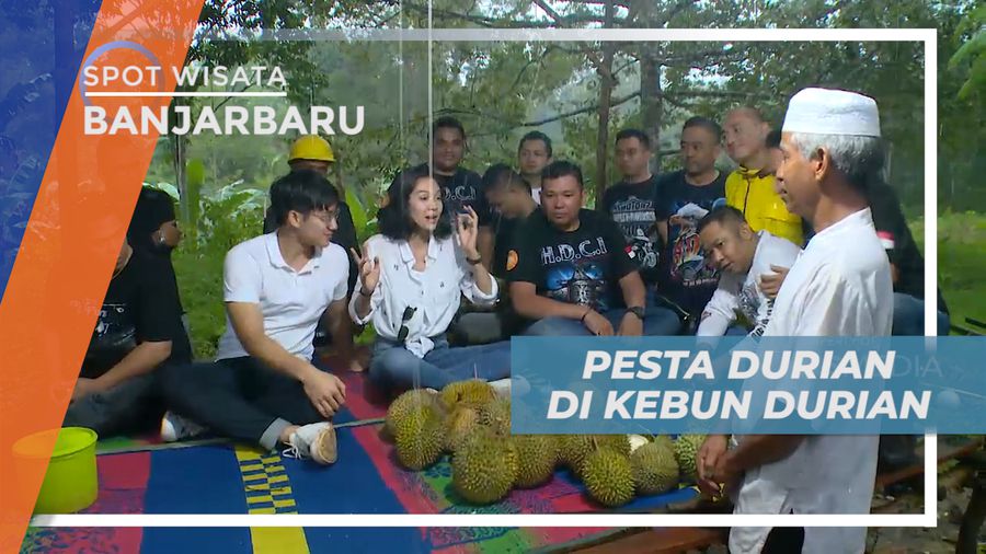 Menikmati Hujan Dengan Pesta Buah Durian Langsung di Kebunnya, Banjarbaru