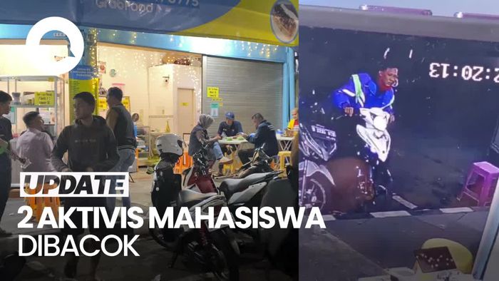 Detik-detik Mahasiswa Aktivis GMNI Dibacok Pria Bermotor di Sukabumi