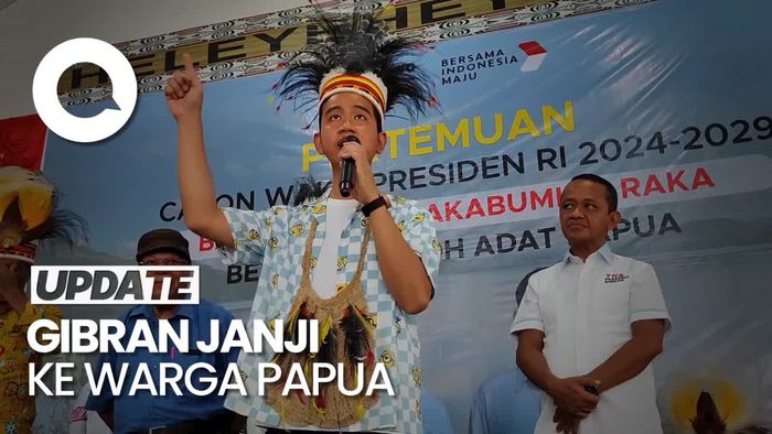Janji Gibran ke Warga di Sentani: Akan Kembali-Tak Tinggalkan Papua