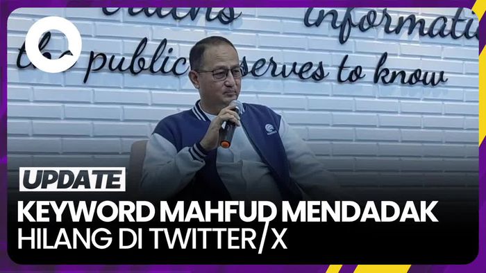 Keyword Mahfud Sempat Hilang di Pencarian Twitter/X, Ini Penjelasan Kominfo