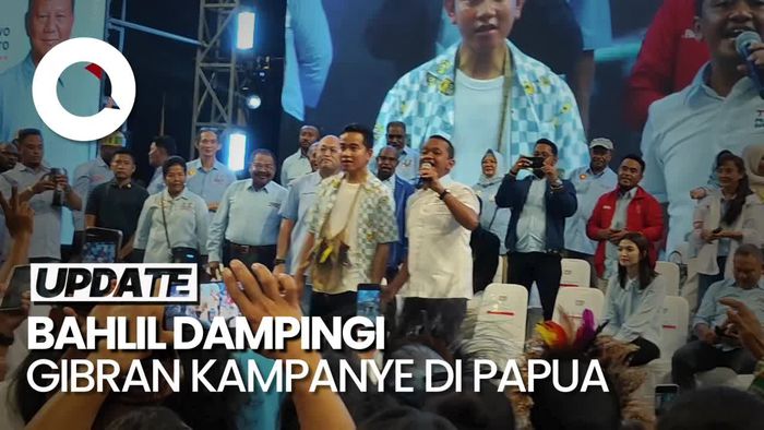 Temani Kampanye di Papua, Bahlil Kenalkan Gibran Putra Sulung Jokowi