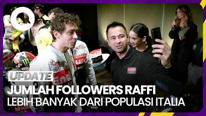 Jumlah Followers Raffi Ahmad Bikin Host di Acara Valentino Rossi Terkejut
