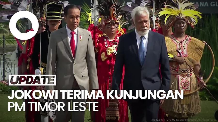 Jokowi Terima Kunjungan PM Timor Leste di Istana Bogor