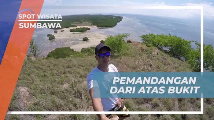 Menikmati Keindahan Alam Sumbawa Dari Puncak Bukit Pulau Kambing
