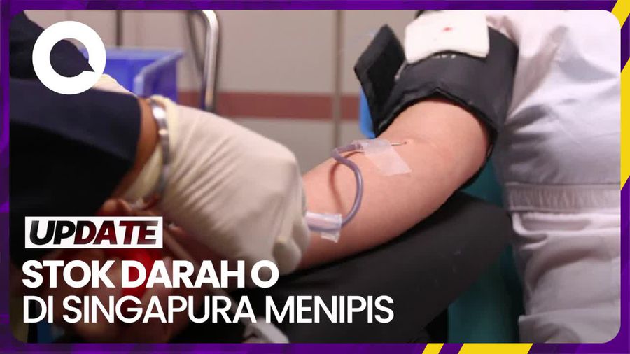 Stok Darah Golongan O di Singapura di Level Kritis