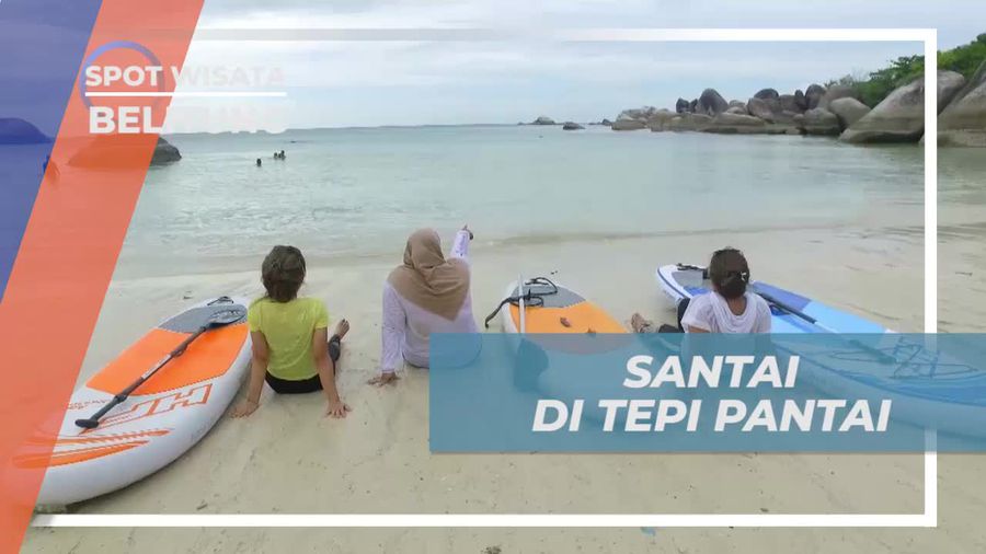 Bersantai Sejenak Menikmati Keindahan Alam Pantai Tanjung Tinggi Belitung