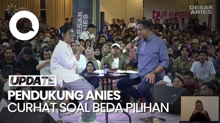Pendukung Curhat Beda Pilihan Capres dengan Orang Tua, Anies Bilang Begini