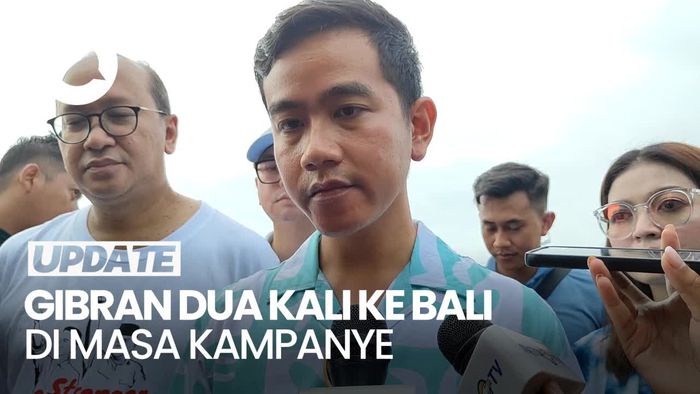 Gibran 2 Kali ke Bali di Masa Kampanye, Mau Rebut Suara Banteng?