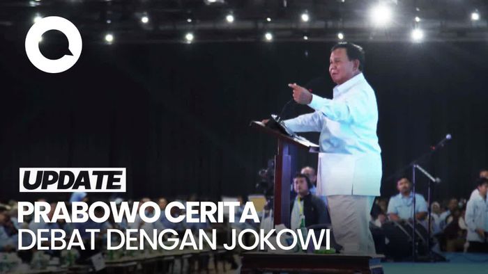 Prabowo Cerita Diminta Serang Jokowi saat Bersaing di Debat Pilpres