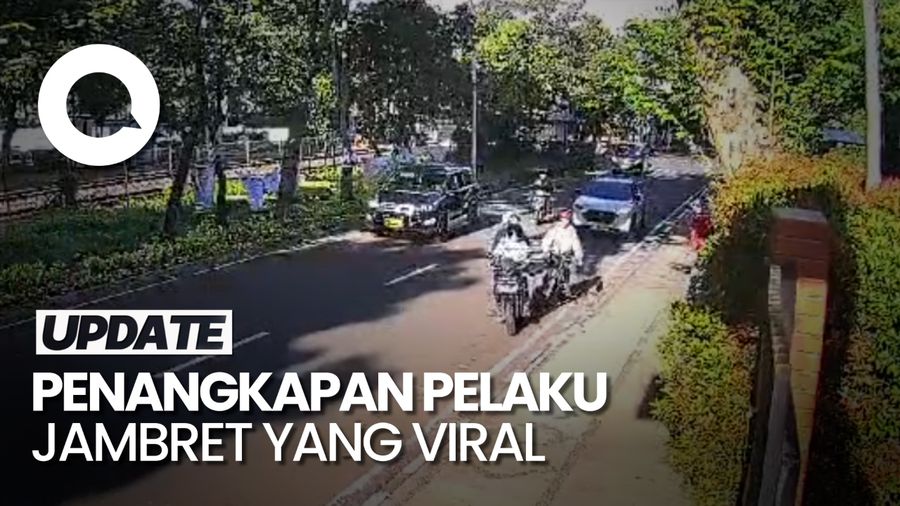 Momen Penangkapan Jambret yang Bikin Wanita Tersungkur di Menteng