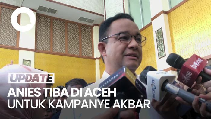 Anies Tiba di Aceh, Bakal Gelar Kampanye Akbar di Stadion H Dimurthala