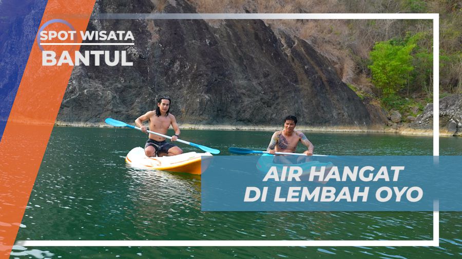 Sensasi Menikmati Hangatnya Air Sungai Lembah Oyo, Bantul